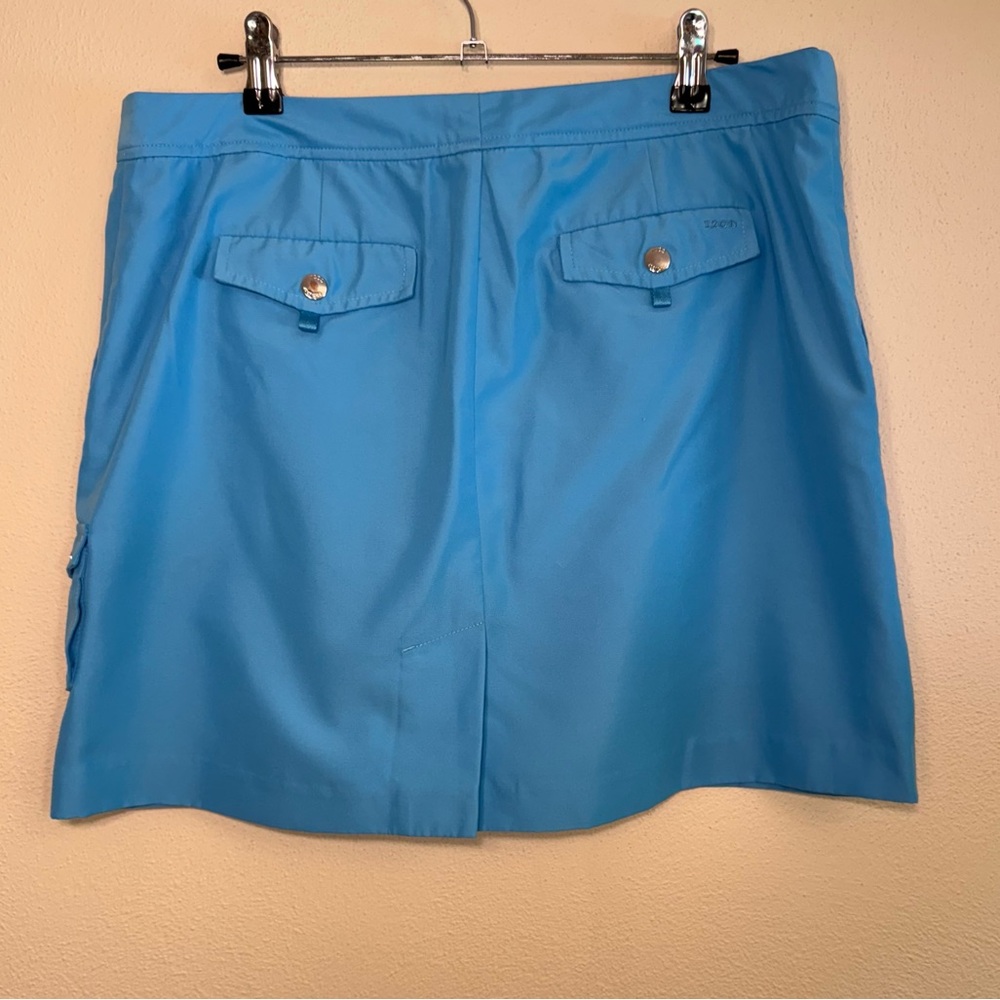 Blue Izod Cool FX Golf Skirt Shorts - Picture 2 of 13